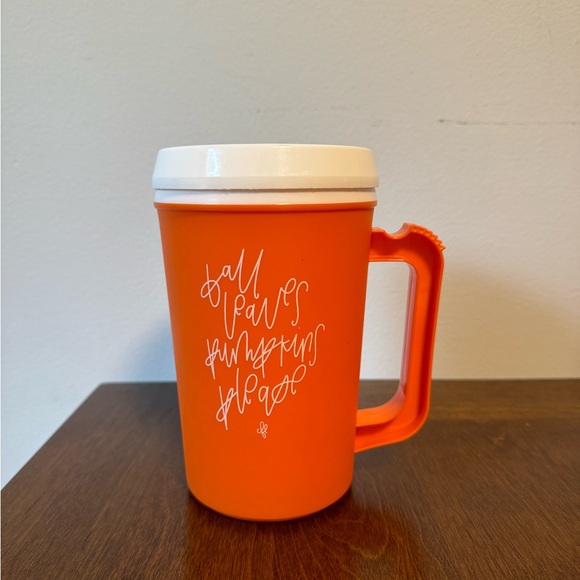 Fall Leaves Pumpkins Please Thermos - Picture 2 of 4